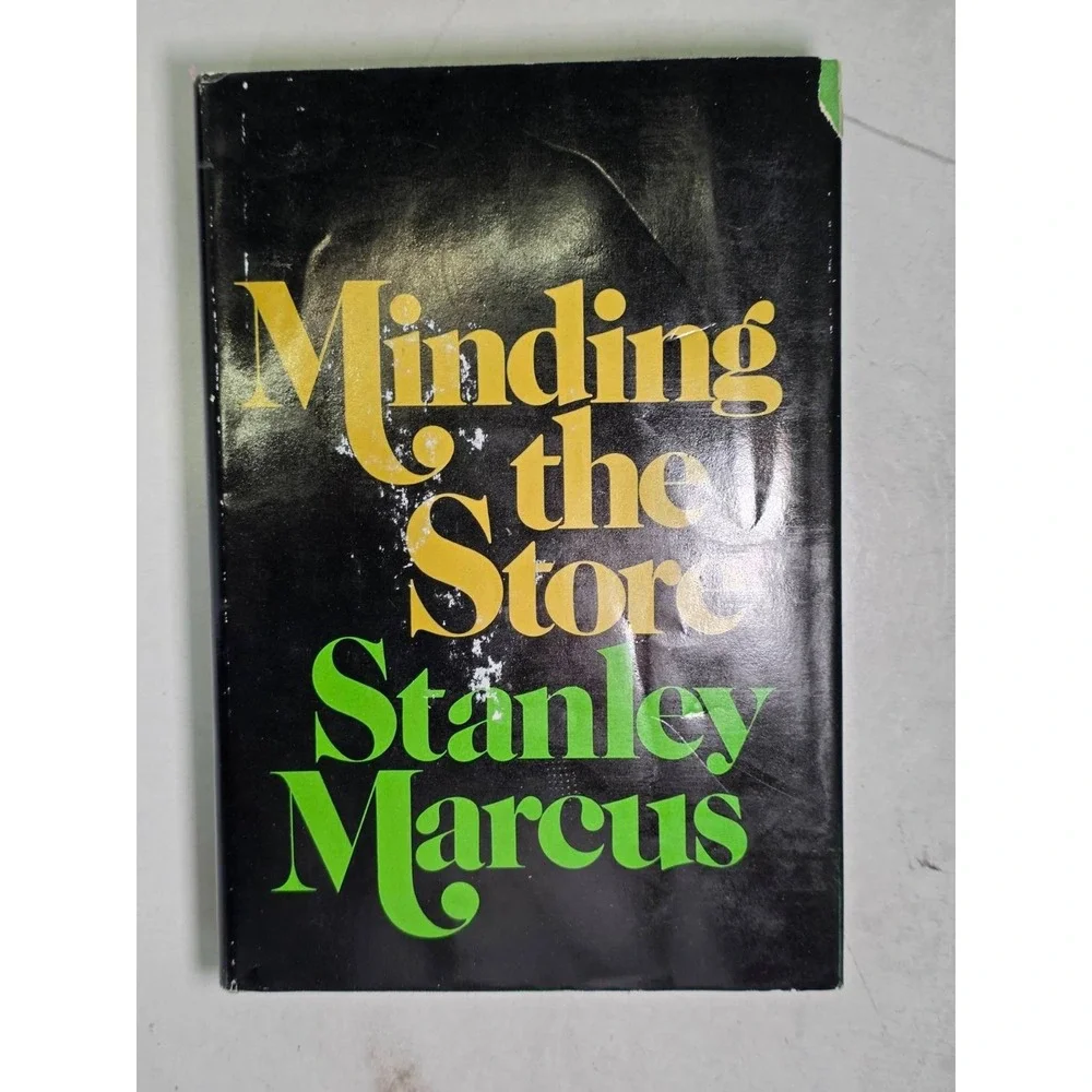 SIGNED Minding the Store Stanley Marcus 1974 Hardcover Inscribed‎ IBM Interest
